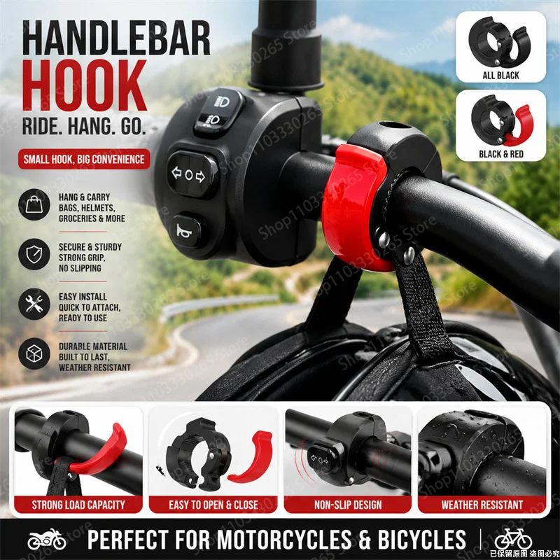 Cycling Commute Bag - Gancho para manillar de motocicleta de