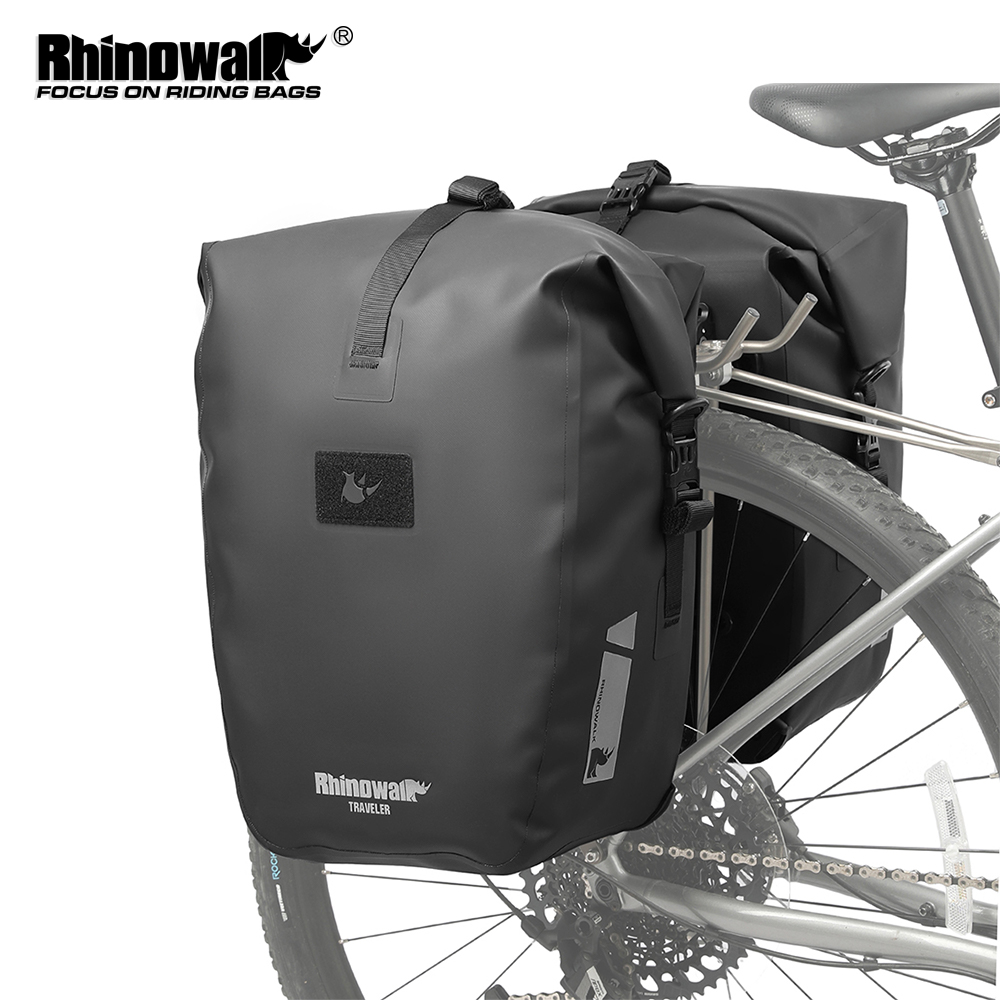 Cycling Commute Bag - Bolsa de alforja para bicicleta Rhinowalk,