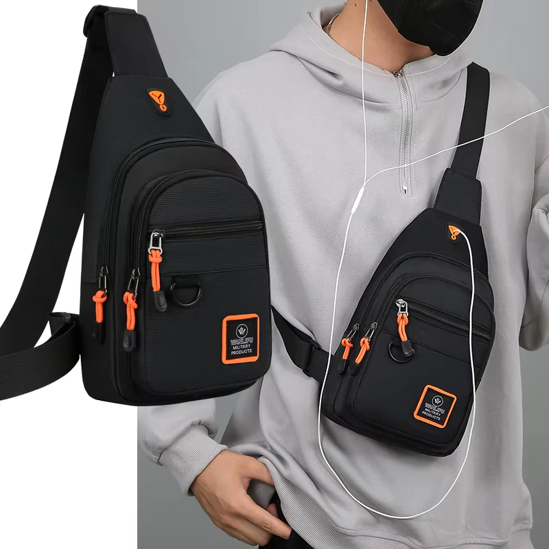 Cycling Commute Bag - Bolso Bandolera Deportivo Impermeable para Hombre,