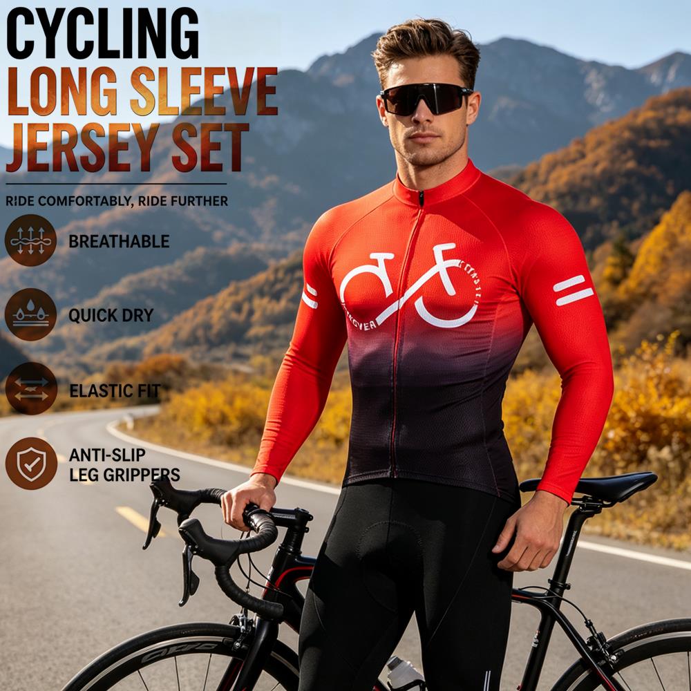Cycling Community - Traje de Ciclismo para Primavera y