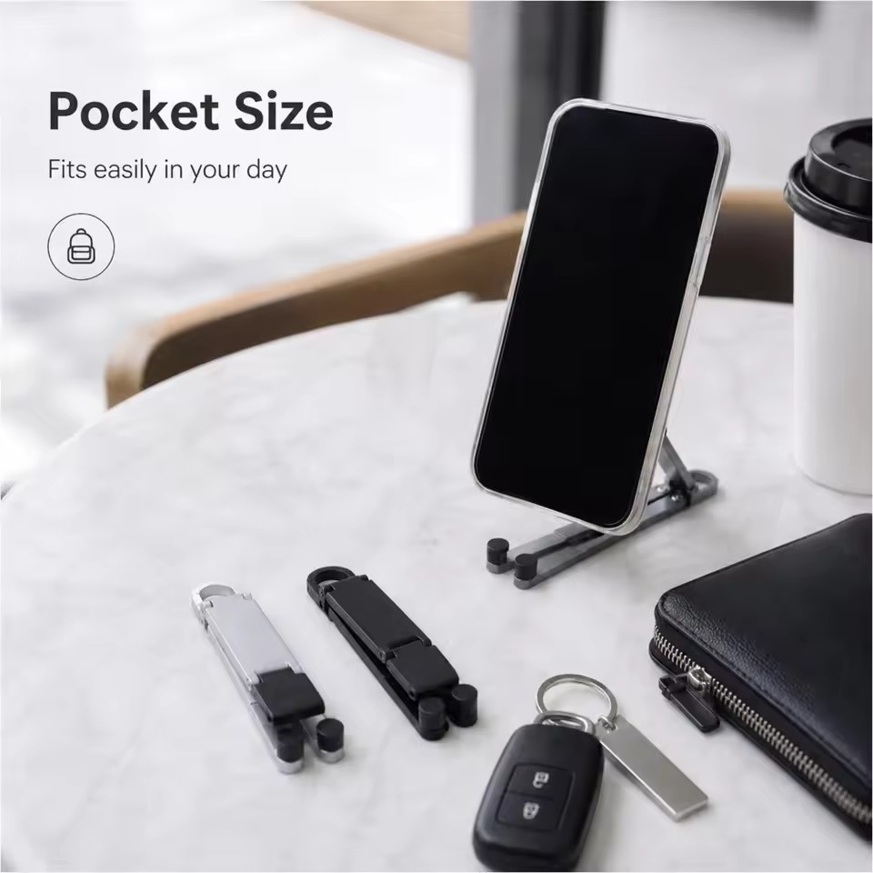Mini Soporte Plegable para Tel - Kickstand Adjustable reseña y precio